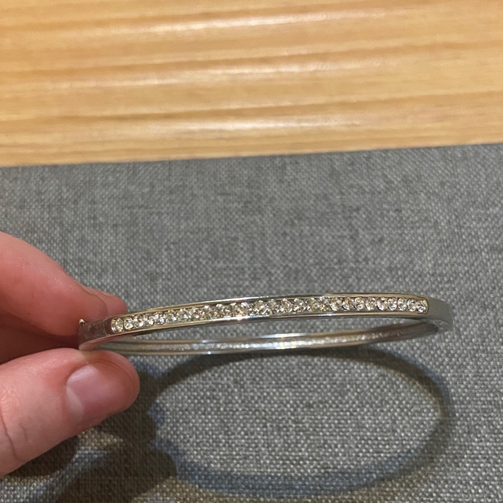 Silver Rhinestone Bracelet